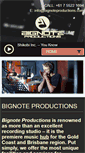 Mobile Screenshot of bignoteproductions.com